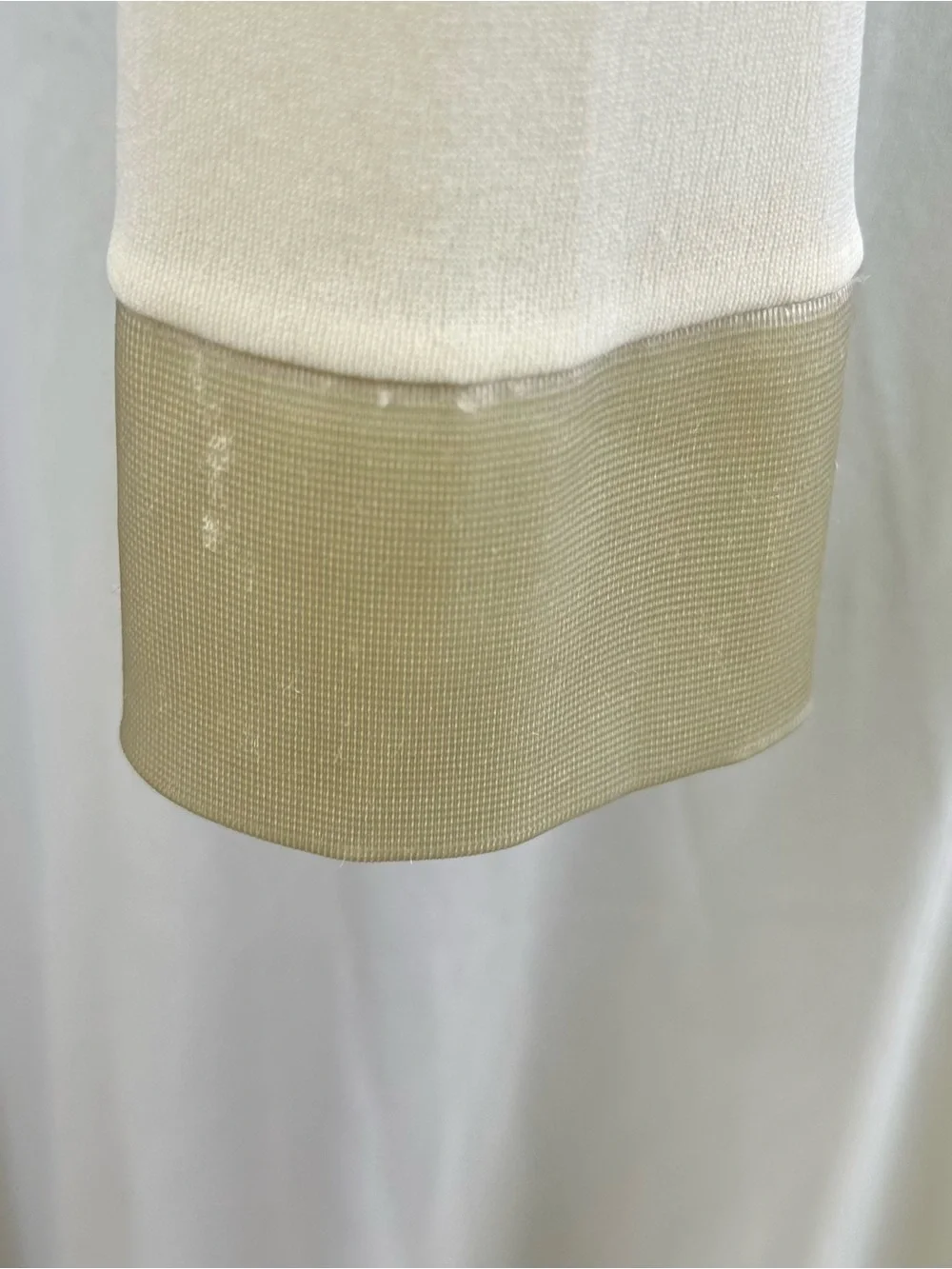 Vintage Ivory Satin Trim Long Robe Womens M Loungewear Elegant Feminine Bridal